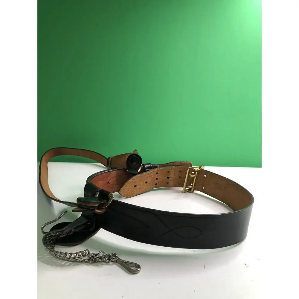 Vintage SPARTAN BRAND Armed Forces Equipment H. S. Meyer W. Germany BELT Leather